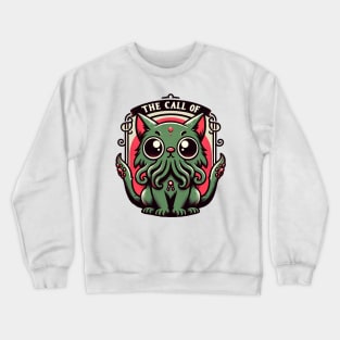 Cthulhu Cat - Mysterious Mythical Feline Crewneck Sweatshirt